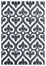 United Weavers Bristol 2050 114 grey 7'10" Round Imgs Contemporary Area Rugs